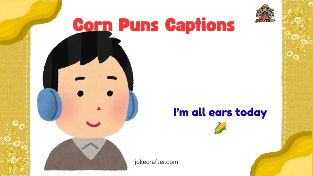 Corn Puns Captions
