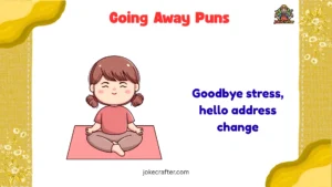 Going Away Puns